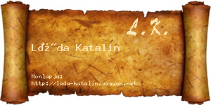 Láda Katalin névjegykártya